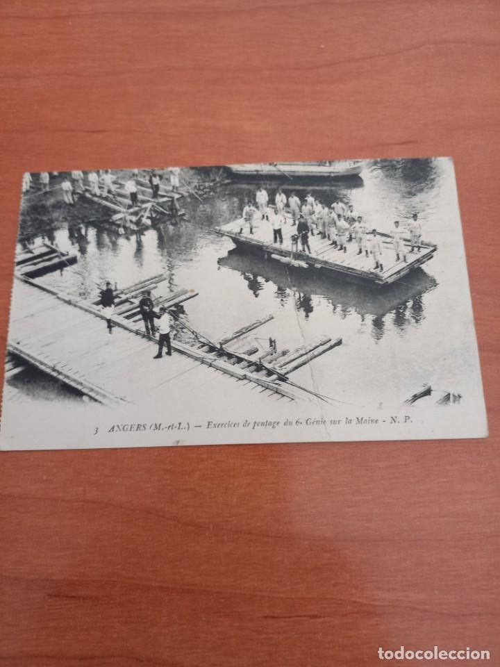 Postales: POSTAL ANGERS , EJERCICIOS DE PONTAGE - Foto 1