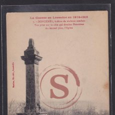 Postales: FRANCIA, LA GUERRE EN LORRAINE EN 1914-1915, DONCIÈRES, THÉATRE DE VIOLENTS COMBATS. Lote 363200420