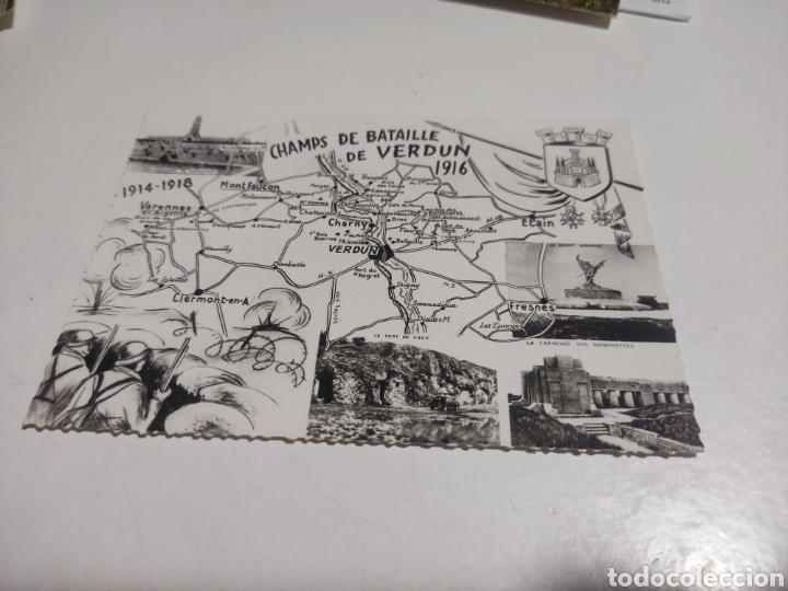 Postales: Postal campo de batalla de verdum 1916 - Foto 1