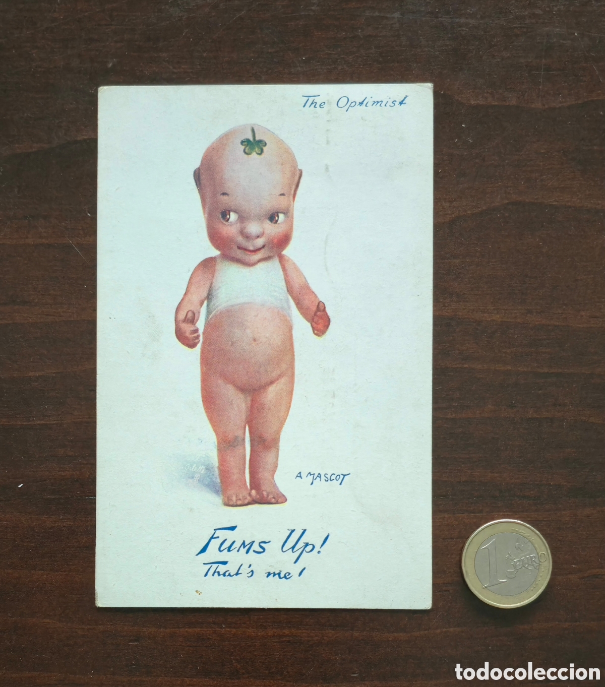 Postales: &rdquo; Fums Up&rdquo; WWI postal ilustrada - Foto 3