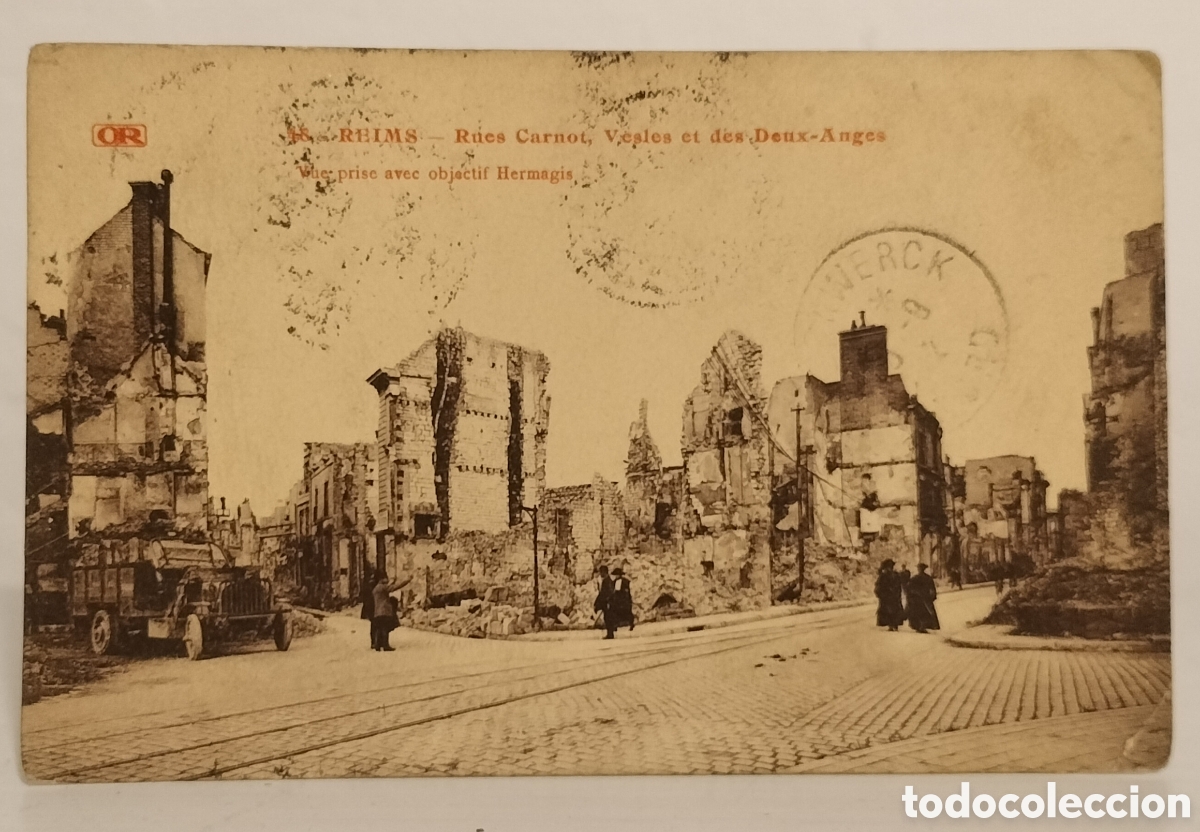 Postales: Reims,rues Carnota,,vesles et des Deux-Anges
