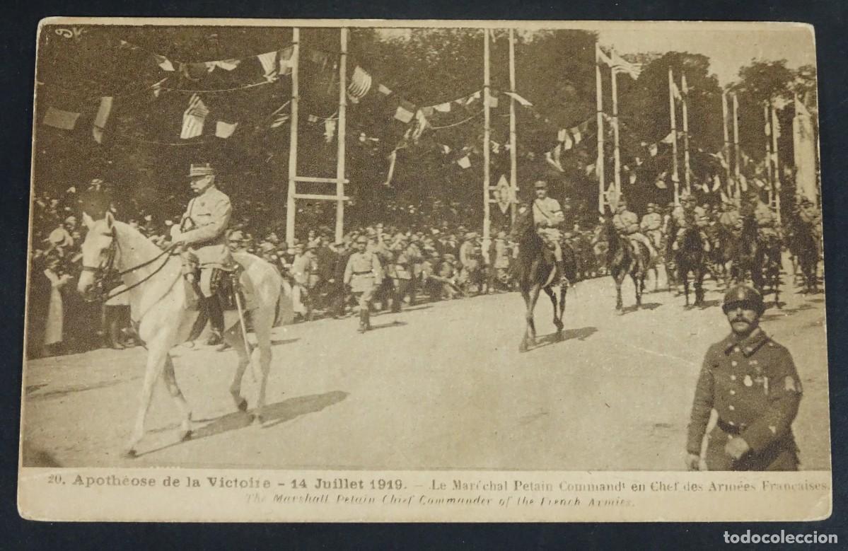 Postales: ANTIGUA POSTAL ILUSTRADA CPA, MILITAR, DESFILE DE LA VICTORIA 1919, I GUERRA MUNDIAL, VER FOTOS