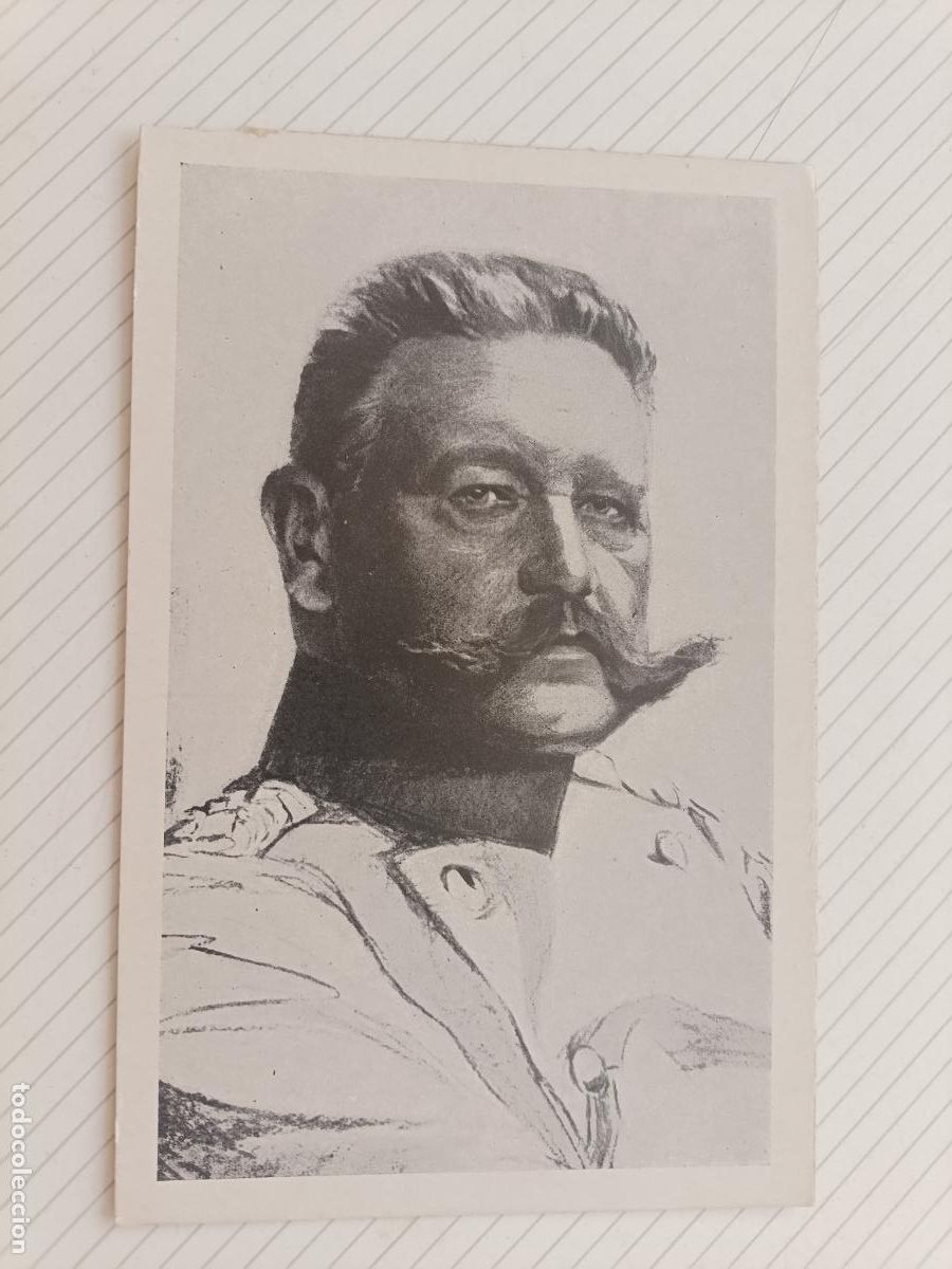 Postales: Hindenburg, postal espa&ntilde;ola de la I Guerra Mundial