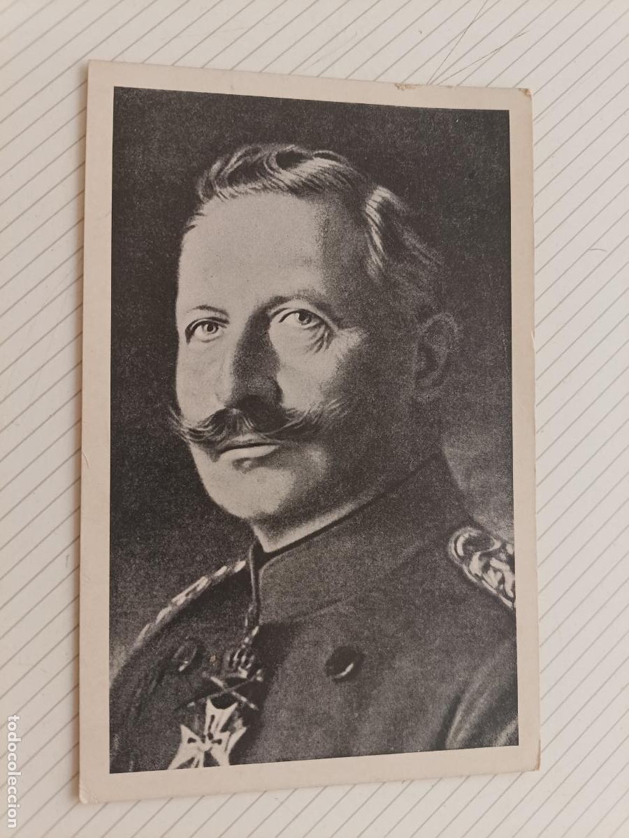 Postales: Guillermo II Emperador de Alemania, postal espa&ntilde;ola de la I Guerra Mundial