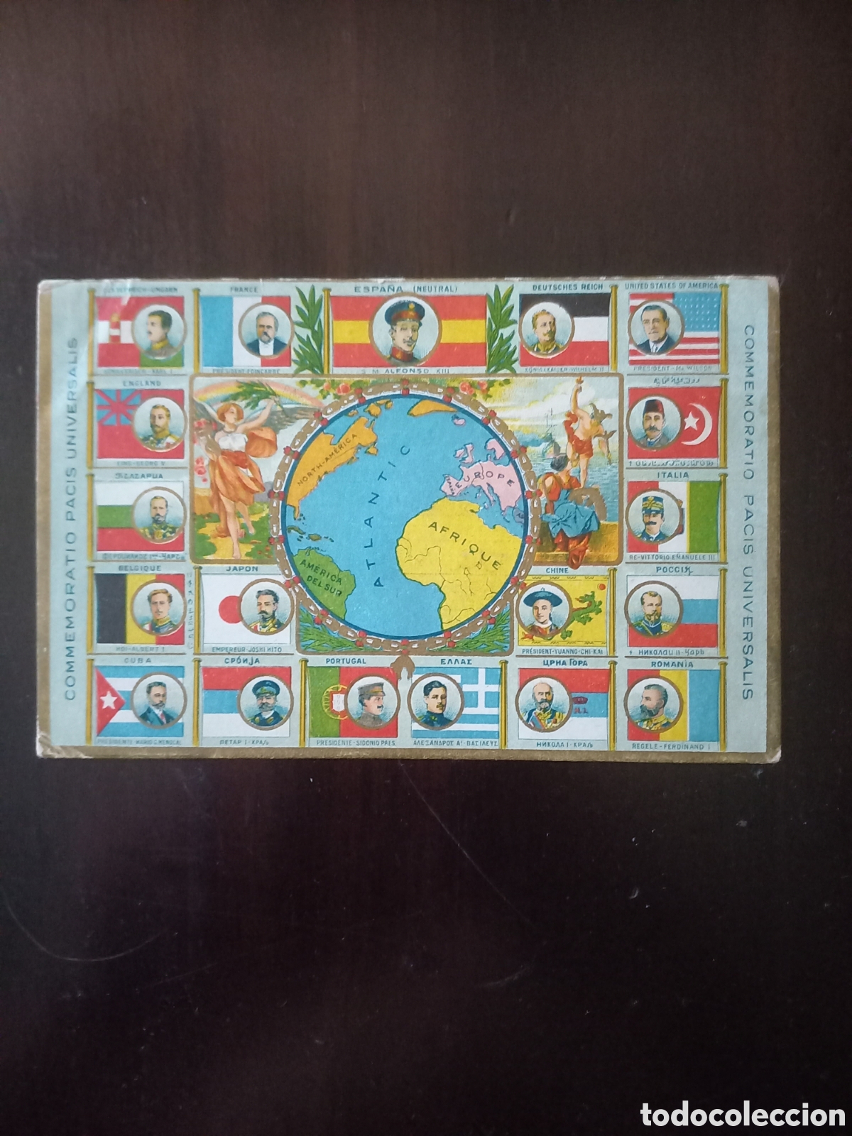 Postales: Postal Paz Universal. Post I Guerra Mundial
