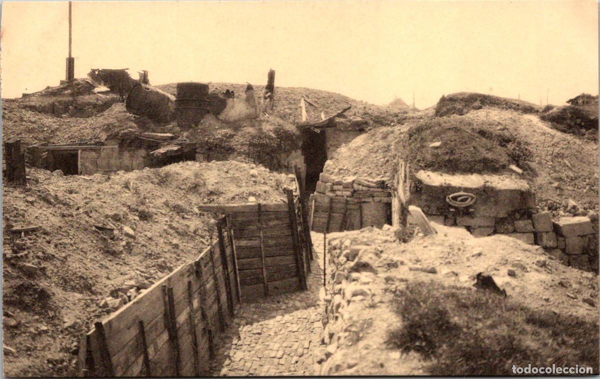 Postales: Dixmude (B&eacute;lgica) - La Minoterie et les formidables abris Allemands (2) - 139x87mm