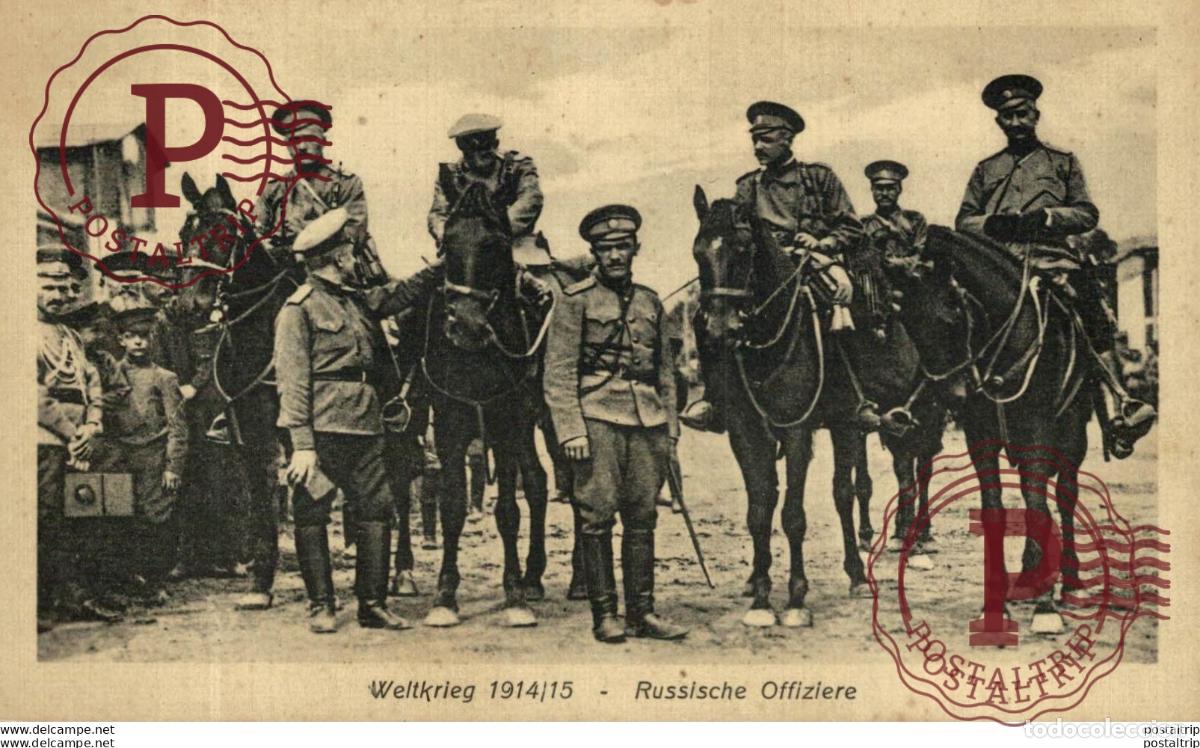 Postales: RARE RUSIA RUSSISCHE OFFIZIERE - WELTKRIEG 1914 15 WWICOLLECTION