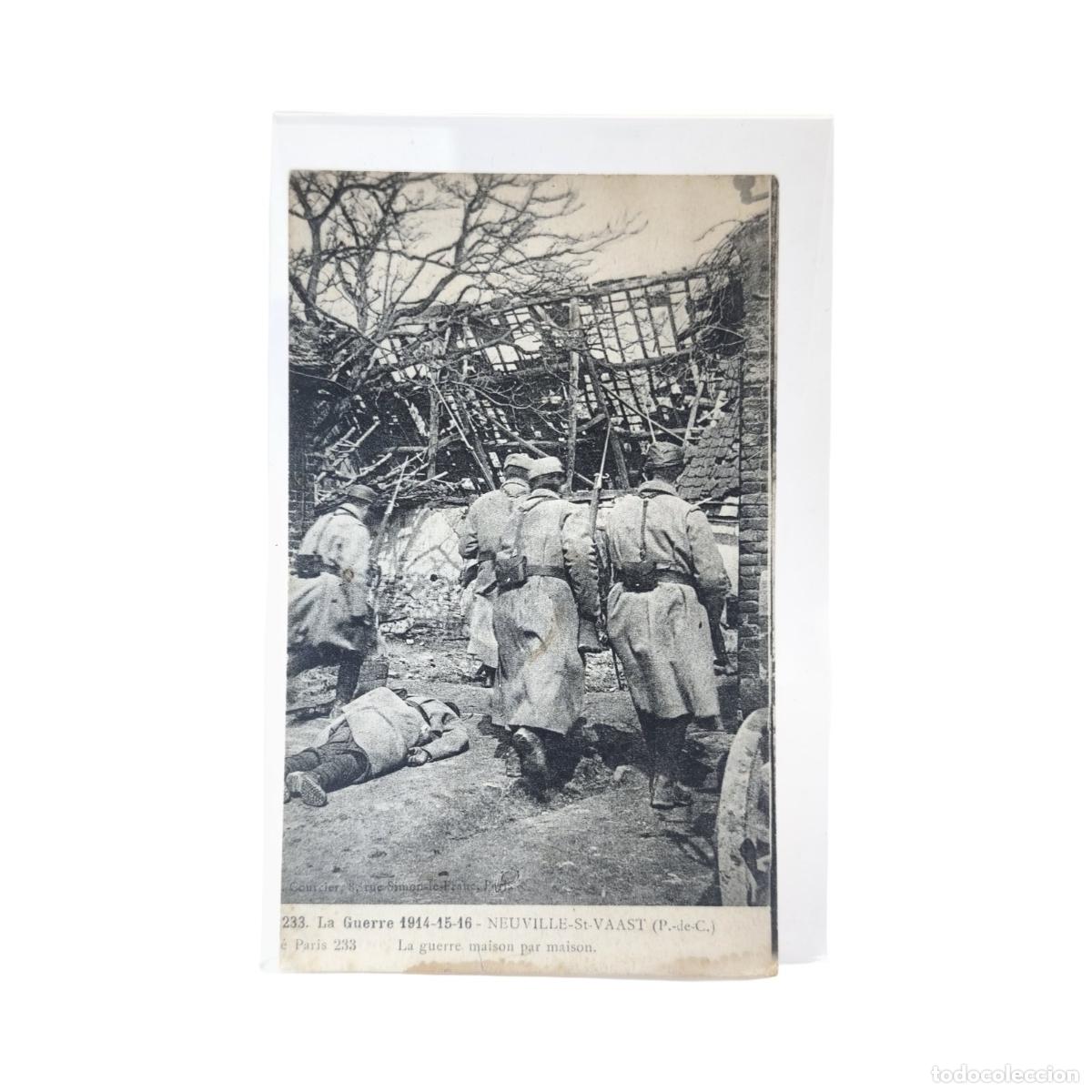 Postal Antigua 1916 Neuville-St-Vaast - La Guerra Casa por Casa - Batalla de ...