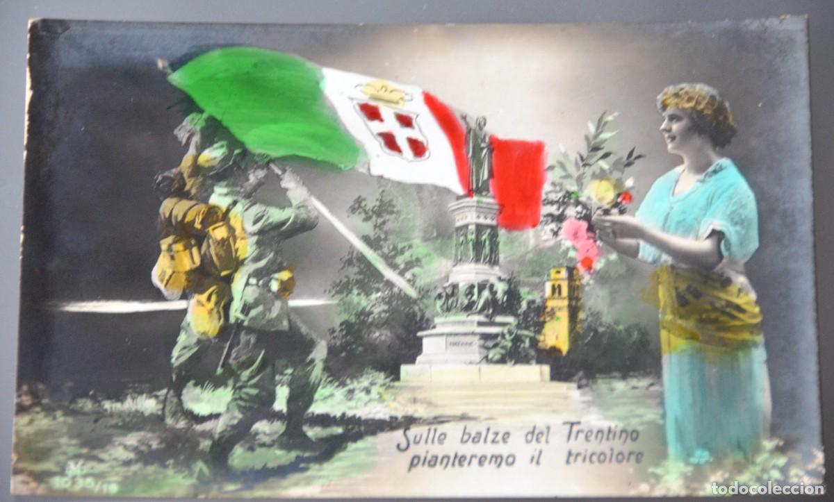 Postales: POSTAL ITALIANA I GUERRA MUNDIAL. &rdquo;SULLE BALZE DEL TRENTINO&rdquo;. ESCRITA DESTINO HOLANDA