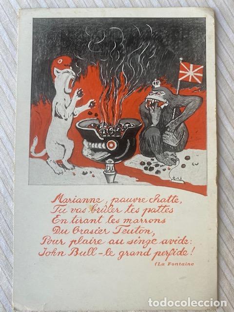 Postales: Postal Politica Francesa, 1 Guerra Mundial. Postal sin circular