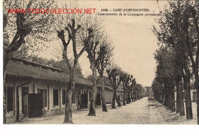 Postales: Postal francesa del acuartelamiento de Oberhoffen. - Foto 1