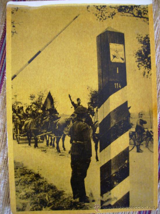 Postales: en la frontera ruso sovietica, postal - Foto 1