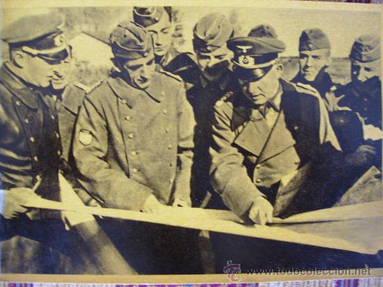 Postales: el general mu&ntilde;oz grande, postal divisi&oacute;n azul - Foto 1