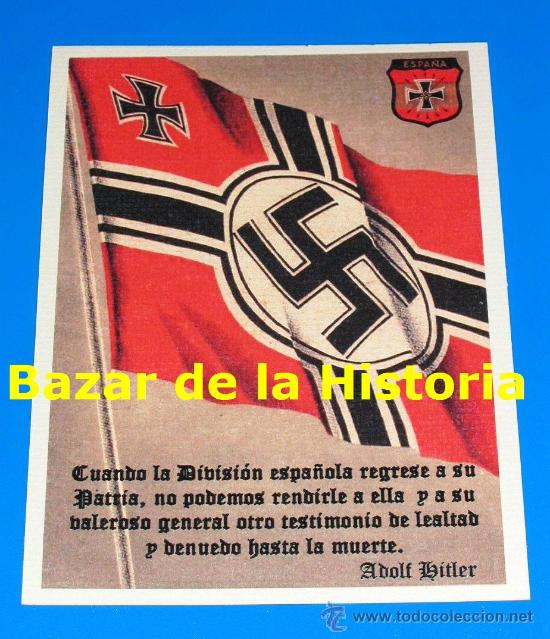 postal division azul con la bandera de combate - Compra venta en  todocoleccion