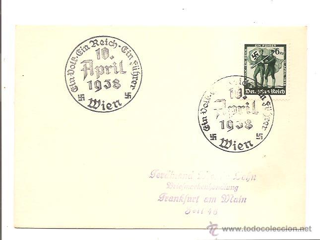Postales: POSTAL CON 2 MATASELLOS 10-4-1938 - Foto 1