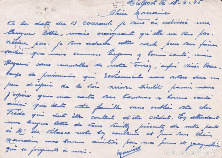 Postales: Censura 1945 - Foto 2