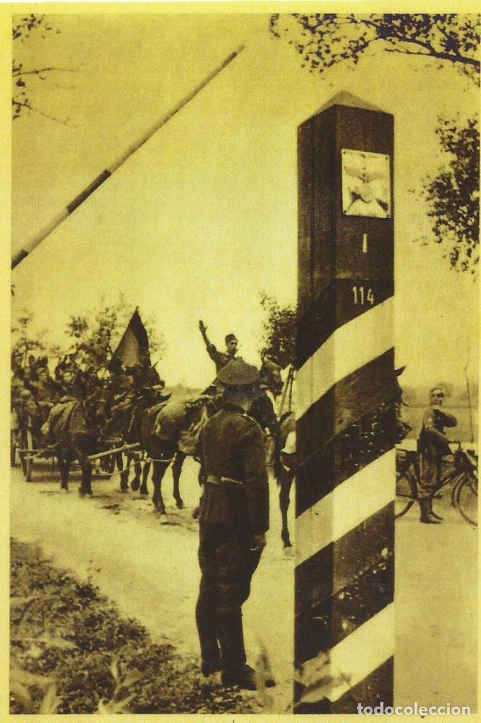 Postales: POSTAL DE LA DIVISION AZUL EN LA FRONTERA RUSA FACSIMIL - Foto 1