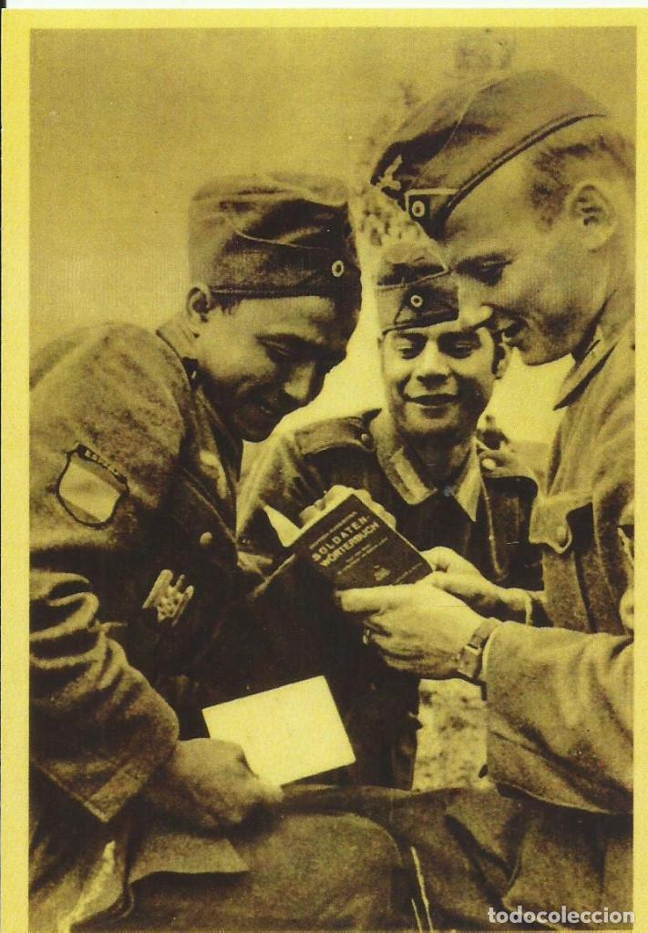 Postales: POSTAL DE LA DIVISION AZUL CON LOS CAMARADAS FACSIMIL - Foto 1