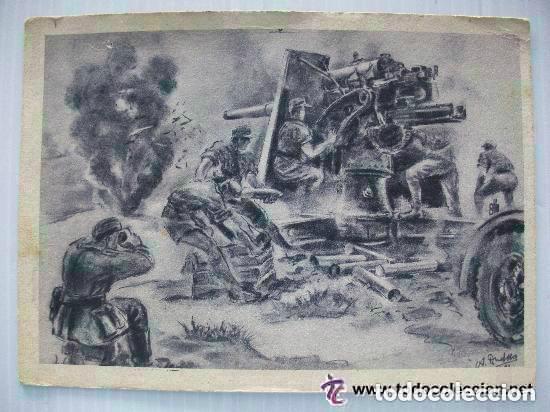 Postales: POSTAL DEL EJERCITO ALEMAN . RECUERDO DE LA DIVISION AZUL - Foto 1