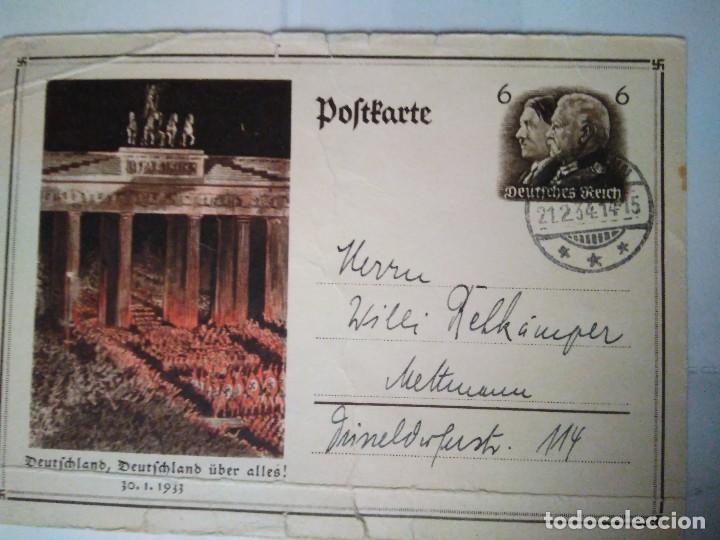 Postales: POSTAL ALEMANA CIRCULADA EN 1934. - Foto 1