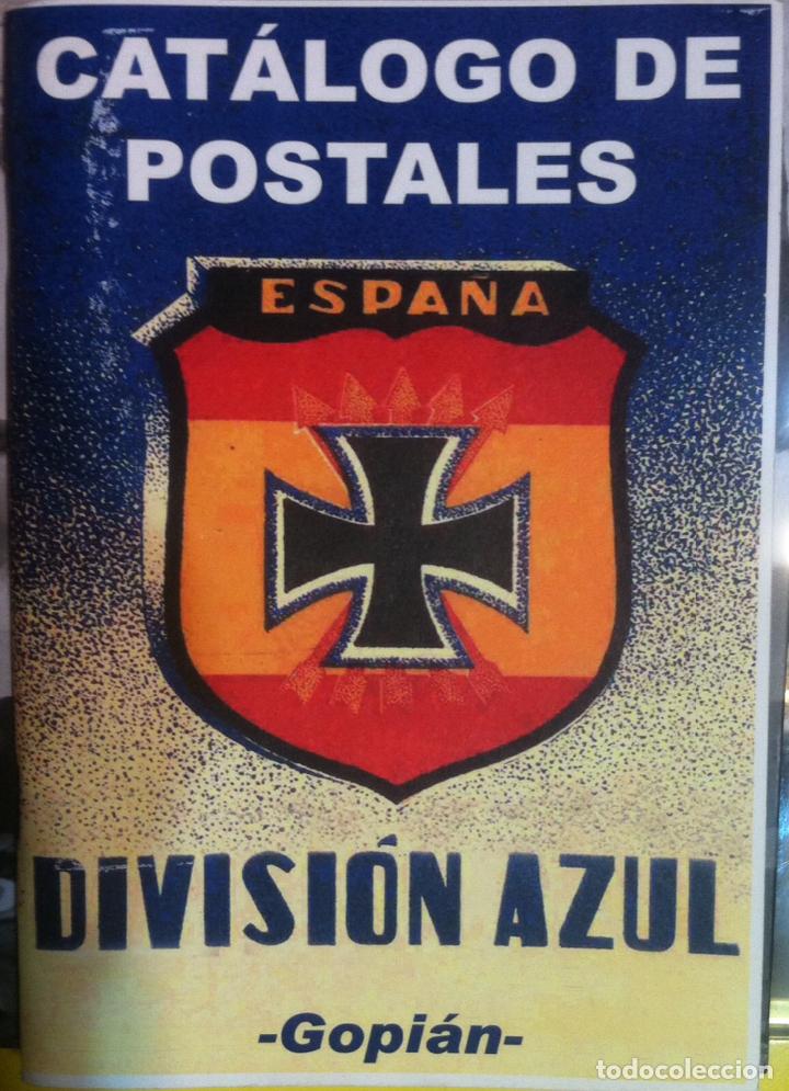 Postales: Gopi&aacute;n. Cat&aacute;logo de postales Divisi&oacute;n Azul - Foto 1