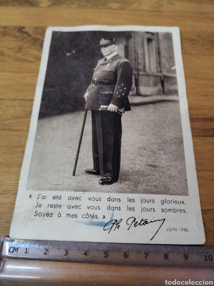 Postales: Postal Francesa del Mariscal Petain, Junio de 1940 - Foto 1