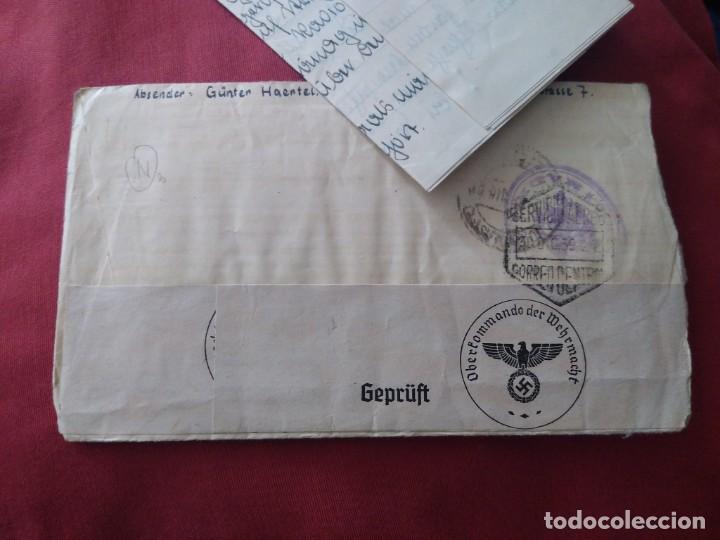 Postales: Sobre con carta correo alem&aacute;n. - Foto 2