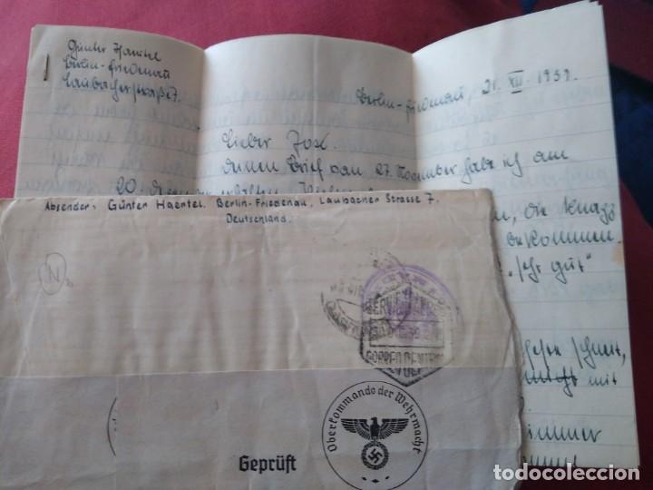 Postales: Sobre con carta correo alem&aacute;n. - Foto 4