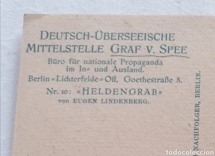 Postales: HELDENGRAB. MITTELSTELLE GRAF V SPEE. - Foto 3