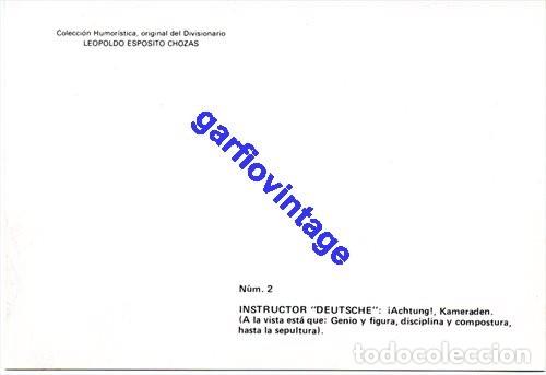 Postales: postal humoristica division azul - Foto 2