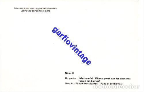 Postales: postal humoristica division azul - Foto 2