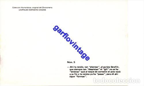 Postales: postal humoristica division azul - Foto 2