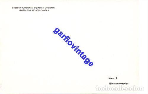 Postales: postal humoristica division azul - Foto 2