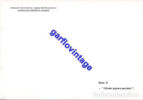 Postales: postal humoristica division azul - Foto 2