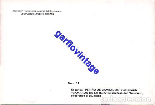 Postales: postal humoristica division azul - Foto 2