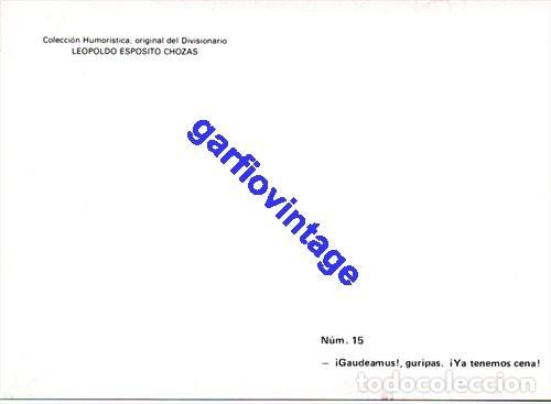 Postales: postal humoristica division azul - Foto 2