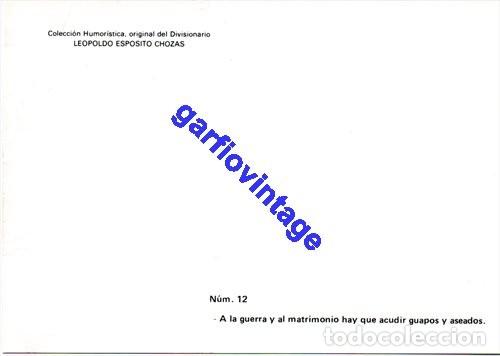Postales: postal humoristica division azul - Foto 2
