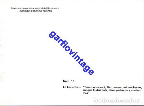 Postales: postal humoristica division azul - Foto 2