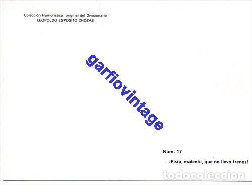 Postales: postal humoristica division azul - Foto 2