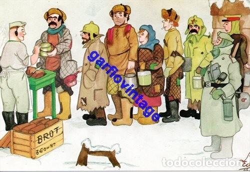 Postales: postal humoristica division azul - Foto 1