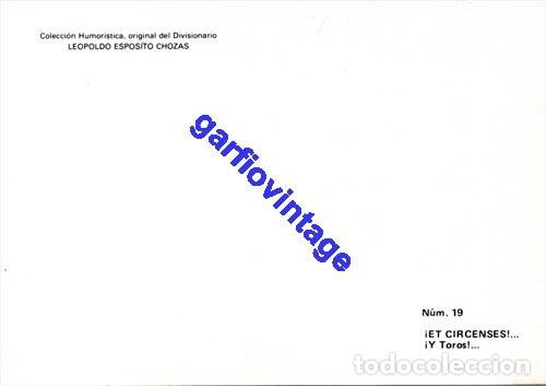 Postales: postal humoristica division azul - Foto 2