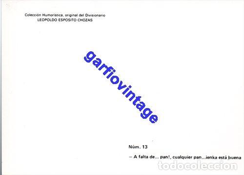 Postales: postal humoristica division azul - Foto 2