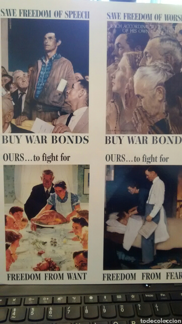 Postales: WORLD WAR II POSTERS. 24 CARDS - Foto 2