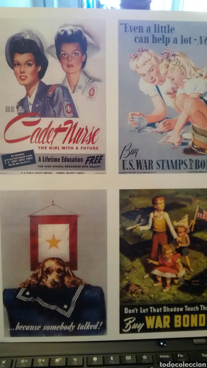 Postales: WORLD WAR II POSTERS. 24 CARDS - Foto 3