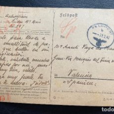 Postales: CORRESPONDENCIA MANDADA DESDE EL FRENTE RUSO POR UN SARGENTO DIVISION AZUL 1942. Lote 324560633
