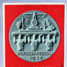 Postales: POSTAL NUREMBERG NÜRNBERG REICHSPARTEITAG 1937 CONGRESO PARTIDO NAZI III REICH ESCRITA