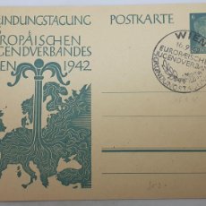 Postales: TARJETA POSTAL VIENA. 1942. ANEXIÓN DE AUSTRIA DE ALEMANIA. JUVENTUD EUROPEA. II GUERRA MUNDIAL