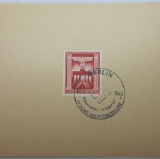 Postales: TARJETA POSTAL BERLÍN. X ANIVERSARIO CONGRESO 1933. 1943. ALEMANIA. II GUERRA MUNDIAL. TERCER REICH.