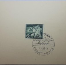 Postales: TARJETA POSTAL GRÜNAU. 1943. ALEMANIA. JUVENTUDES HITLERIANAS. REMO. II GUERRA MUNDIAL. TERCER REICH