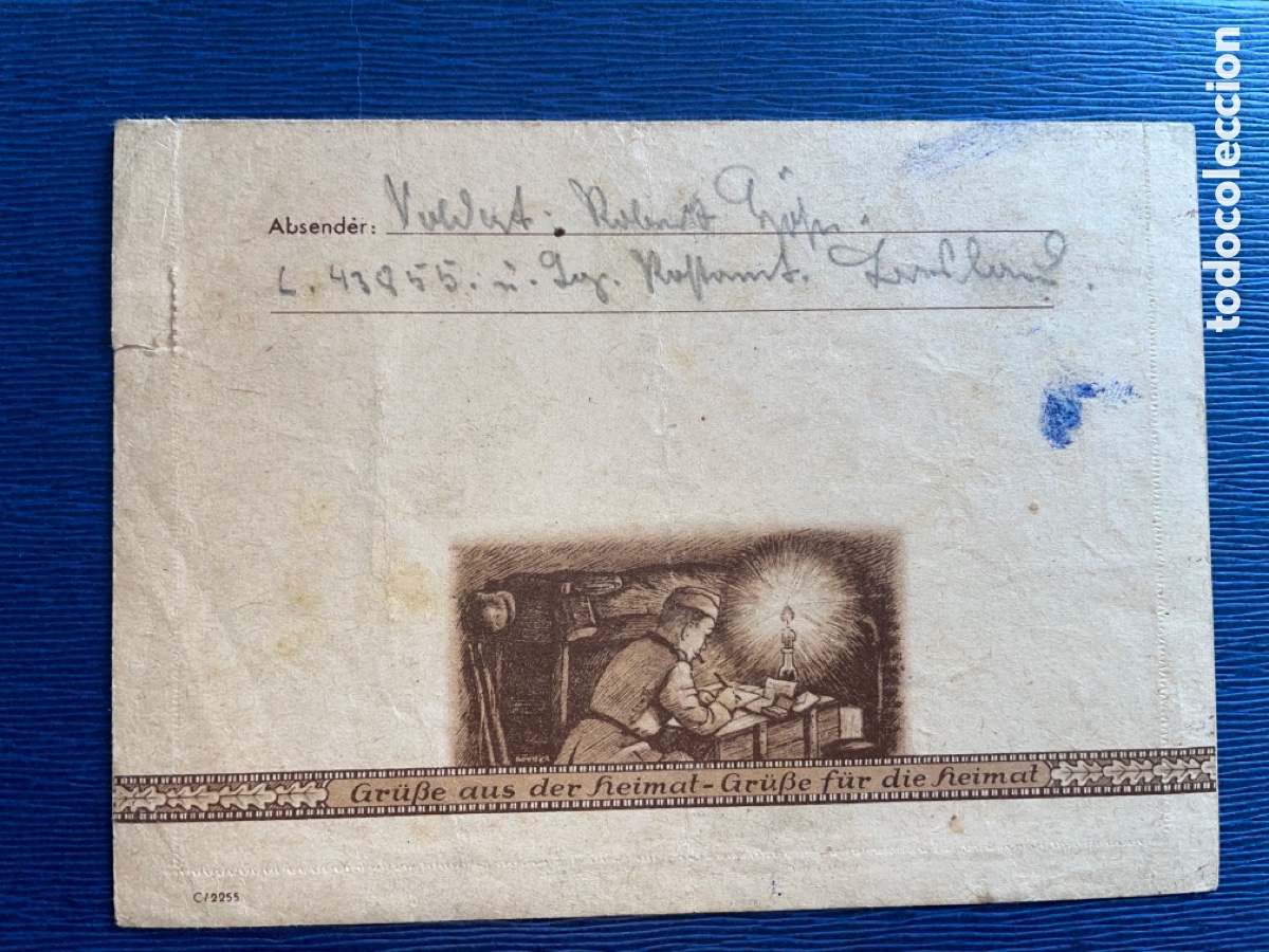 Postales: Feldpost 1942 III Reich. - Foto 3